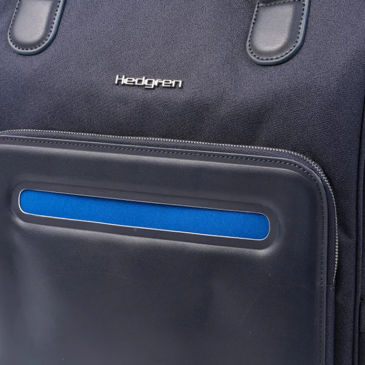 Schoolrugzak|Heren Schooltassen>Hedgren Moka RFID Backpack L 15.4" peacoat blue