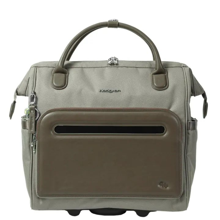 Handbagage Trolleys|Laptop Trolleys>Hedgren Venti RFID Rolling Tote 15.6" vintage taupe