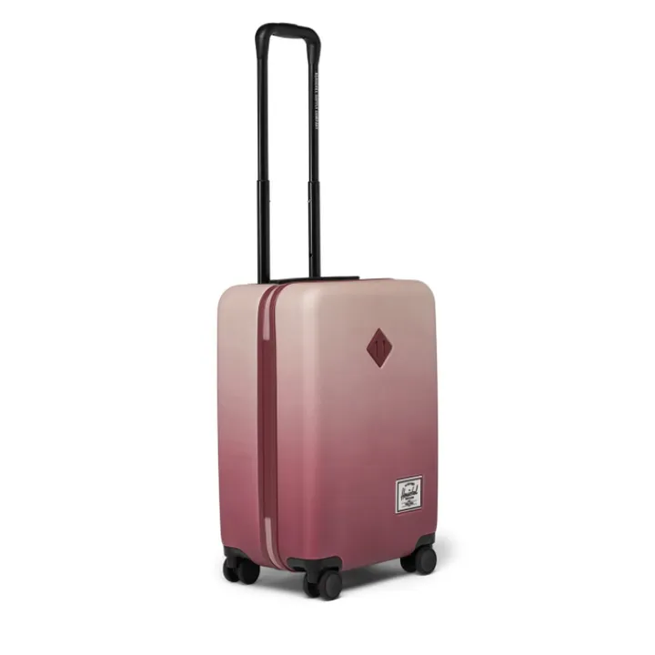 Handbagage Trolleys|Reistrolleys>Herschel Supply Co. Heritage Hardshell Large CarryOn Luggage oxblood red gradient