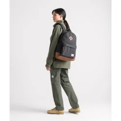 Dames Rugzakken|Schoolrugzak>Herschel Supply Co. Heritage Backpack raven crosshatch