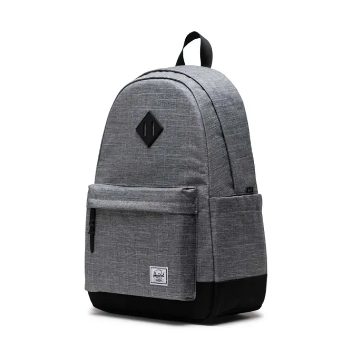 Dames Rugzakken|Schoolrugzak>Herschel Supply Co. Heritage Backpack raven crosshatch