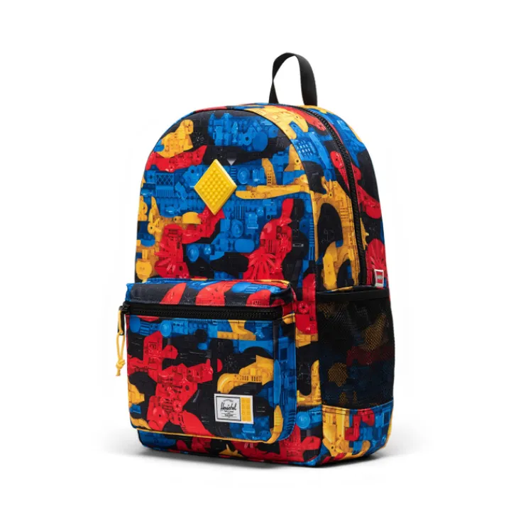 Kleine Rugzakken|Peuter Rugzakken>Herschel Supply Co. Heritage Lego Youth Backpack scavenger hunt bricks