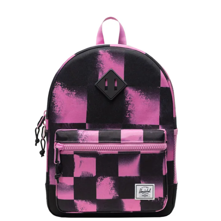 Peuter Rugzakken|Kinderrugzakken>Herschel Supply Co. Heritage Kids Backpack stencil checker opera mauve