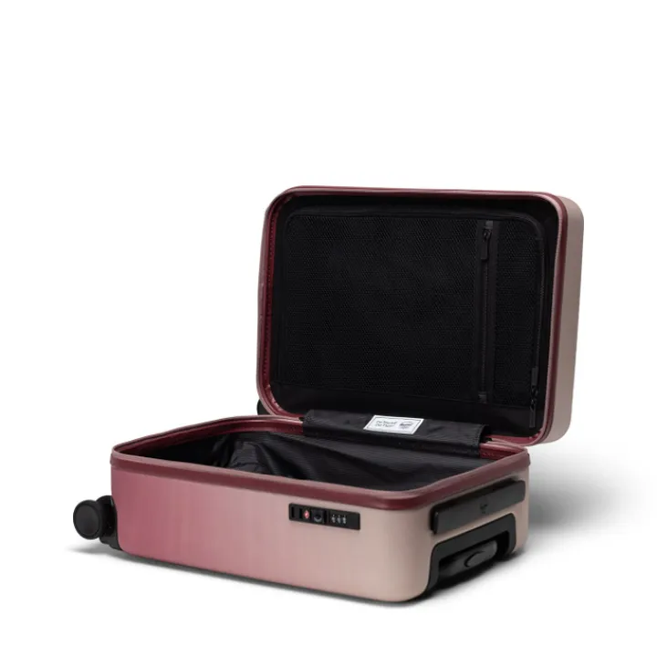 Handbagage Trolleys|Reistrolleys>Herschel Supply Co. Heritage Hardshell Carry On Luggage oxblood red gradient