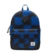 Peuter Rugzakken|Kinderrugzakken>Herschel Supply Co. Heritage Kids Backpack stencil checker sodalite blue