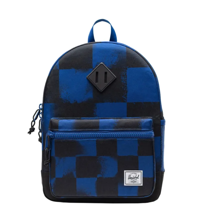 Peuter Rugzakken|Kinderrugzakken>Herschel Supply Co. Heritage Kids Backpack stencil checker sodalite blue