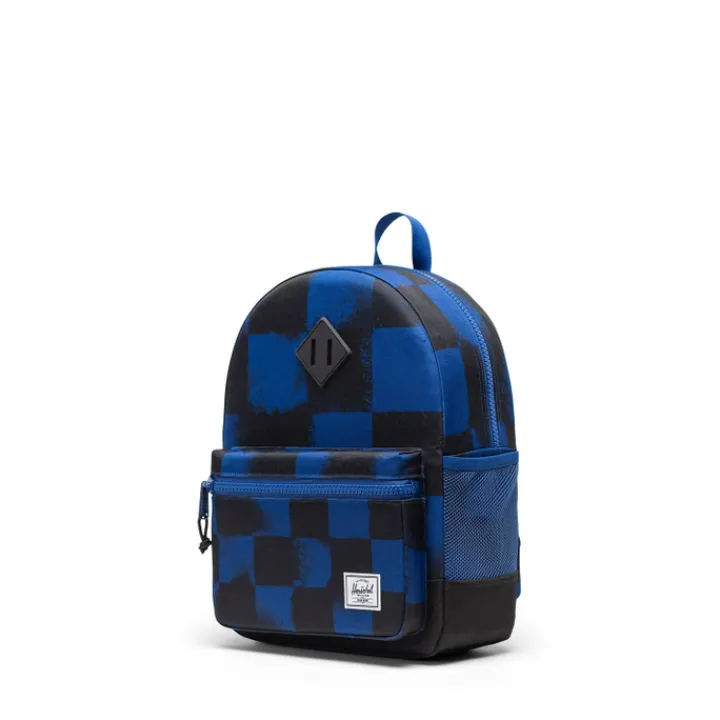 Peuter Rugzakken|Kinderrugzakken>Herschel Supply Co. Heritage Kids Backpack stencil checker sodalite blue
