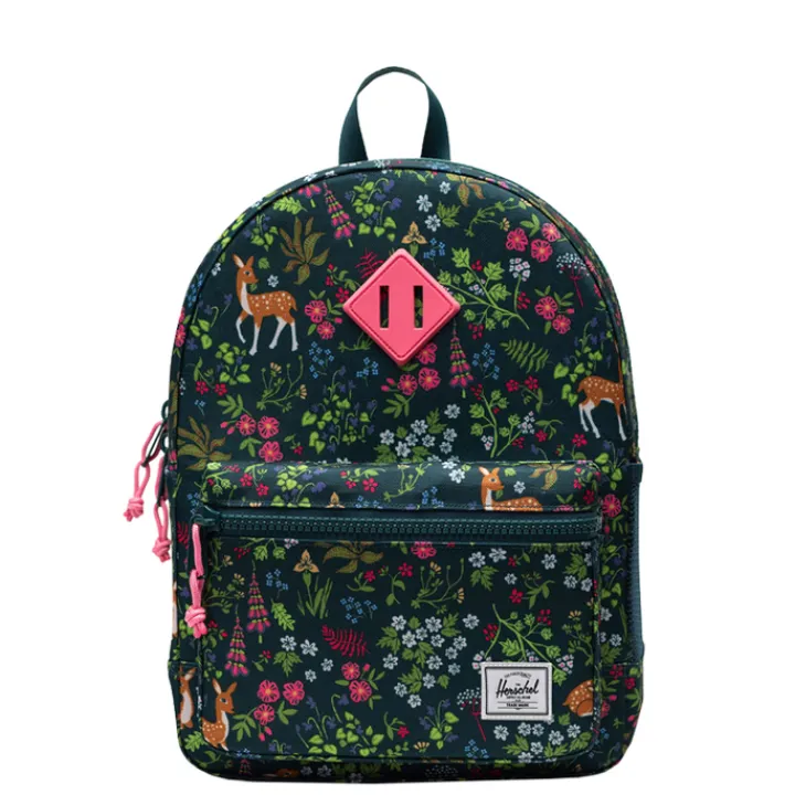 Peuter Rugzakken|Kinderrugzakken>Herschel Supply Co. Heritage Kids Backpack deer woodland dark sea