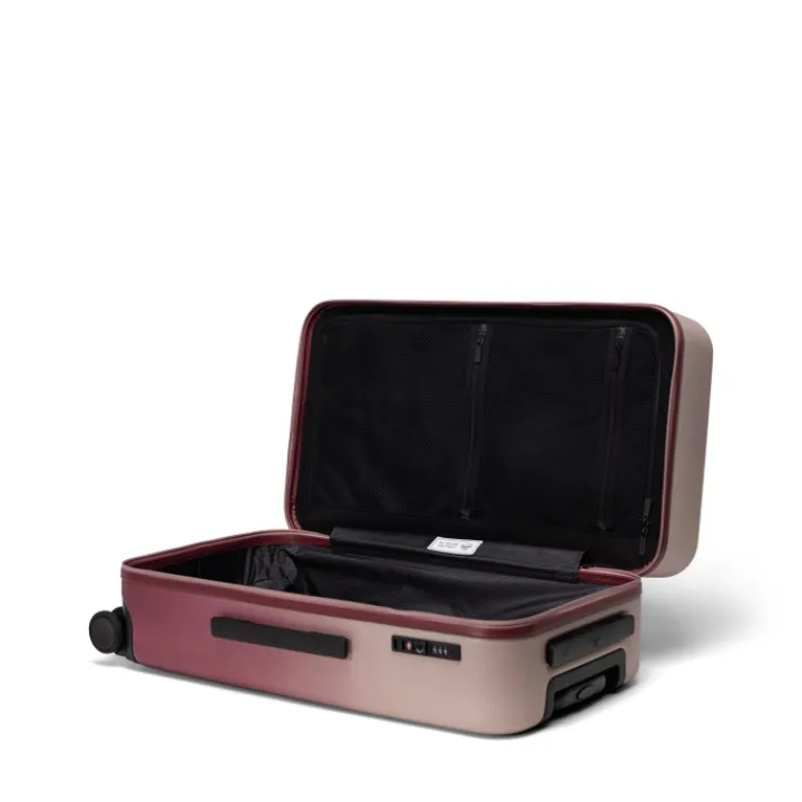 Reistrolleys|Reiskoffers>Herschel Supply Co. Heritage Hardshell Medium Luggage oxblood red gradient