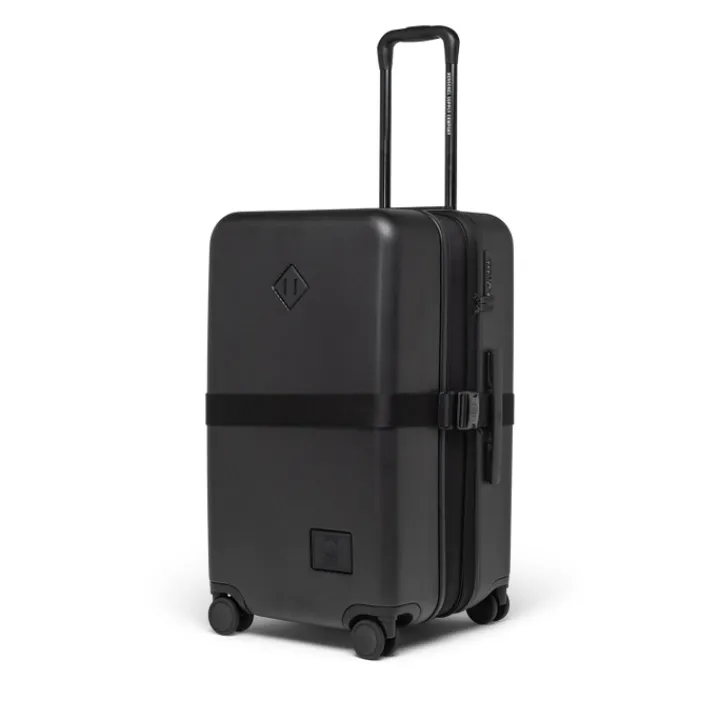 Harde Koffers|Reiskoffers>Herschel Supply Co. Heritage Hardshell Medium Luggage Expandable black