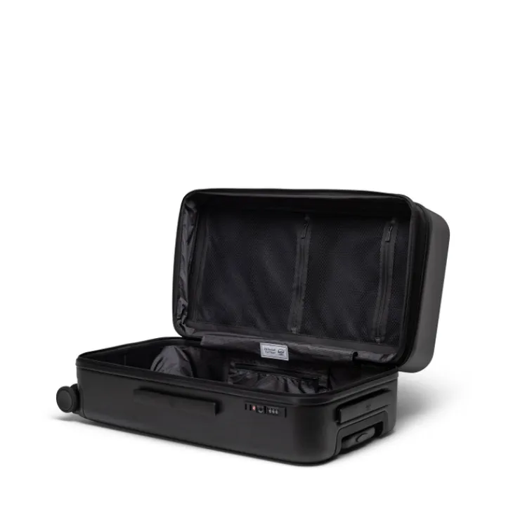 Harde Koffers|Reiskoffers>Herschel Supply Co. Heritage Hardshell Medium Luggage Expandable black