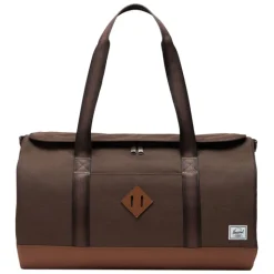 Handbagage Reistassen|Heren Reistassen>Herschel Supply Co. Heritage Duffel chocolate brown crosshatch/sadle brown