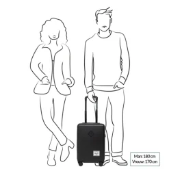 Handbagage Trolleys|Reistrolleys>Herschel Supply Co. Heritage Hardshell Carry On Luggage gargoyle