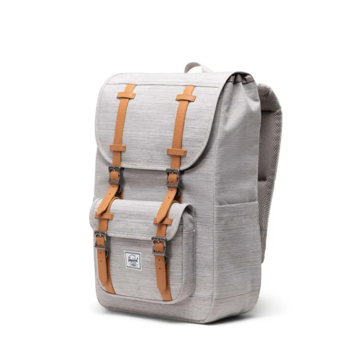 Heren Rugzakken|Dames Rugzakken>Herschel Supply Co. Little America Mid Backpack light grey crosshatch