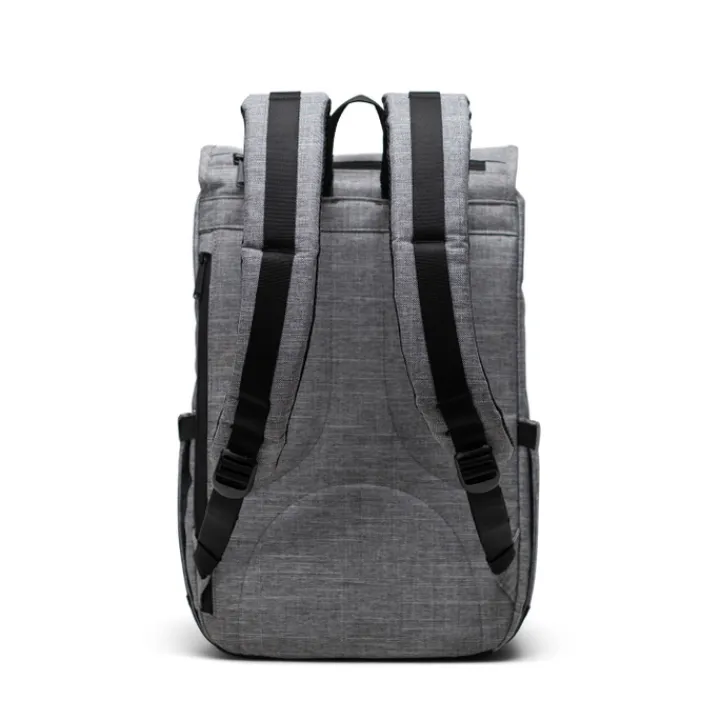 Heren Rugzakken|Dames Rugzakken>Herschel Supply Co. Little America Mid Backpack raven crosshatch