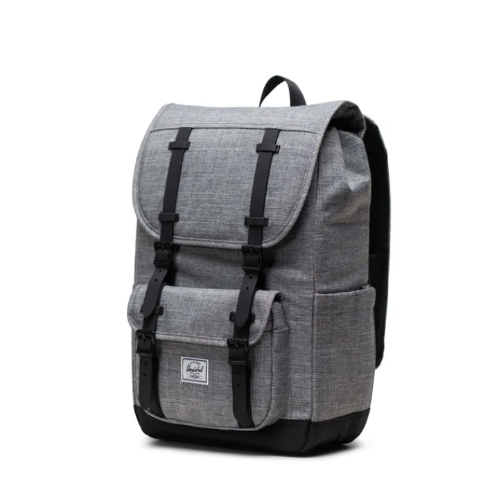 Heren Rugzakken|Dames Rugzakken>Herschel Supply Co. Little America Mid Backpack raven crosshatch