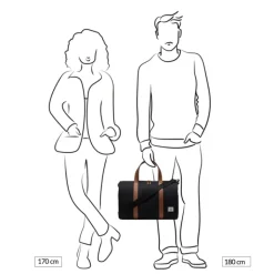 Handbagage Reistassen|Heren Reistassen>Herschel Supply Co. Novel Carry On Duffle black tonal