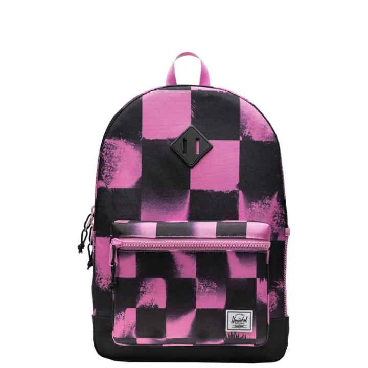 Peuter Rugzakken|Kinderrugzakken>Herschel Supply Co. Youth Backpack XL stencil checker opera mauve