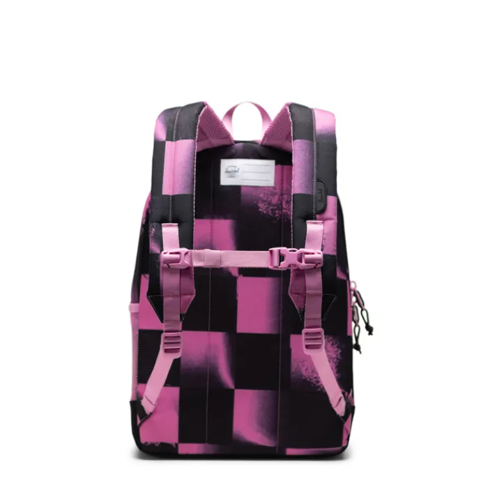 Peuter Rugzakken|Kinderrugzakken>Herschel Supply Co. Youth Backpack XL stencil checker opera mauve