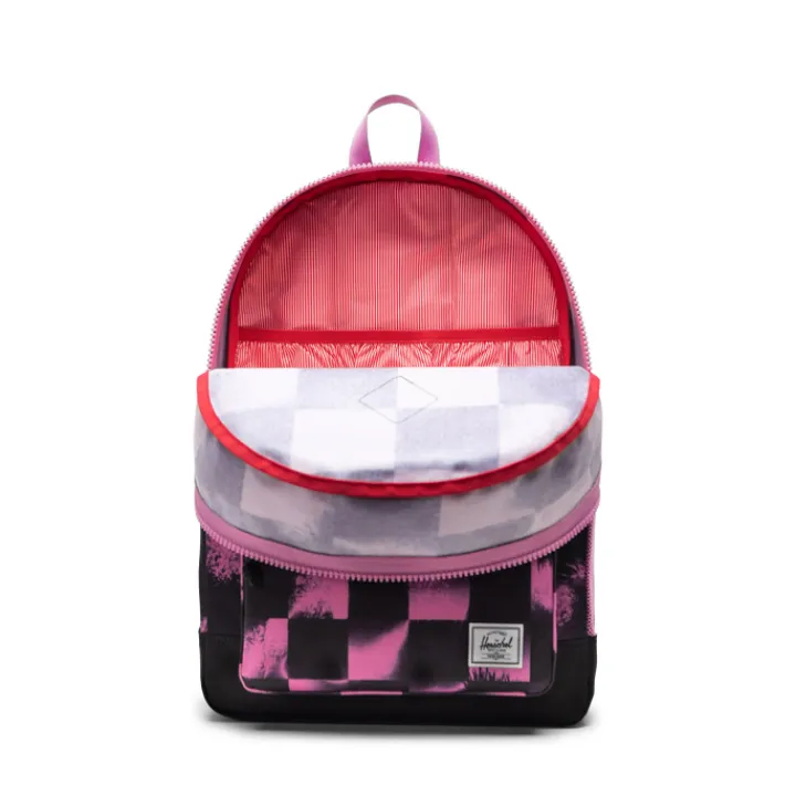Peuter Rugzakken|Kinderrugzakken>Herschel Supply Co. Youth Backpack XL stencil checker opera mauve