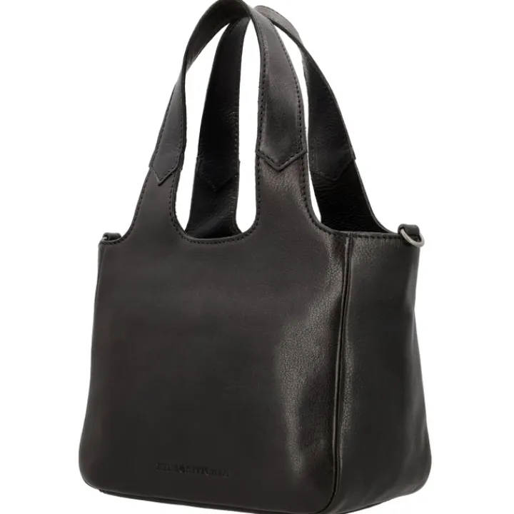 Handtassen|Damestassen>Hide & Stitches Earth Handbag black