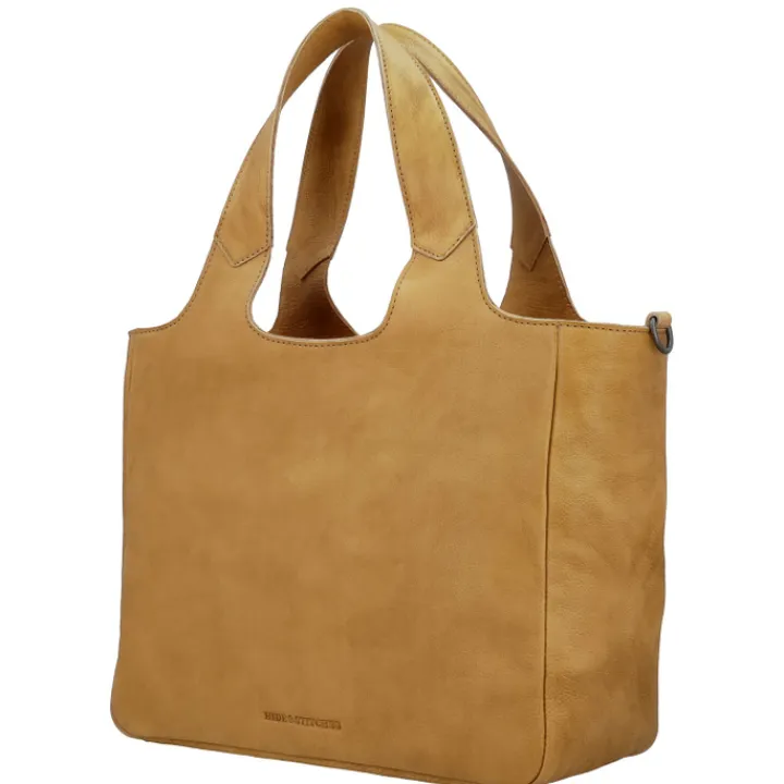 Schoudertassen|Damestassen>Hide & Stitches Earth Shopper sand
