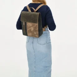 Mini Rugzakken|Kleine Rugzakken>Hide & Stitches Himalaya Backpack olivegreen