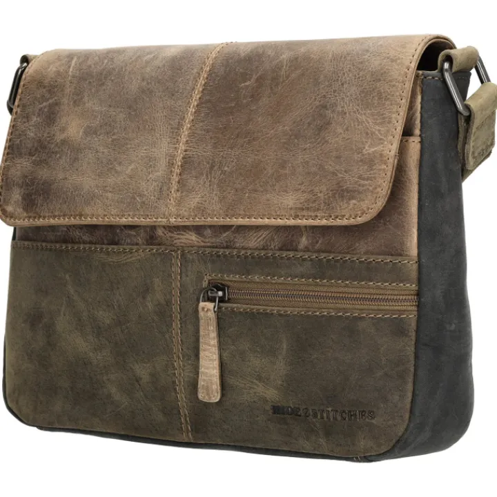 Schoudertassen|Crossbody>Hide & Stitches Himalaya Shoulderbag olivegreen