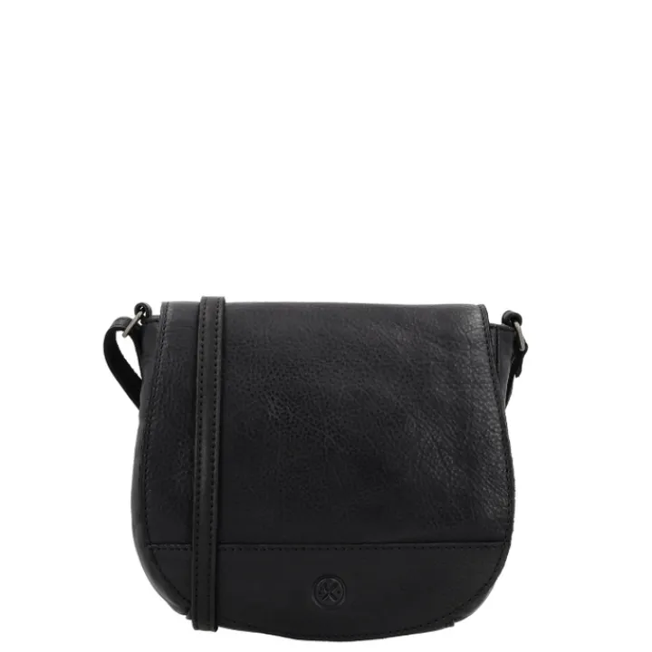 Schoudertassen|Crossbody>Hide & Stitches Idaho Crossbody Shoulderbag black