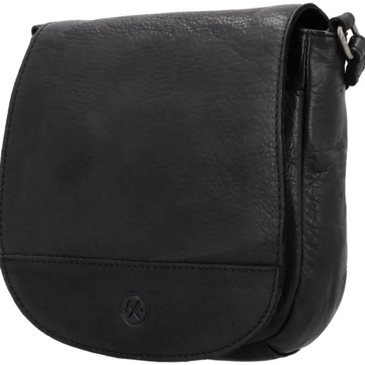 Schoudertassen|Crossbody>Hide & Stitches Idaho Crossbody Shoulderbag black