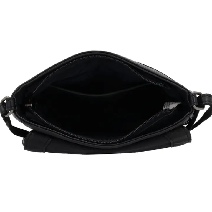 Schoudertassen|Crossbody>Hide & Stitches Idaho Crossbody Shoulderbag black