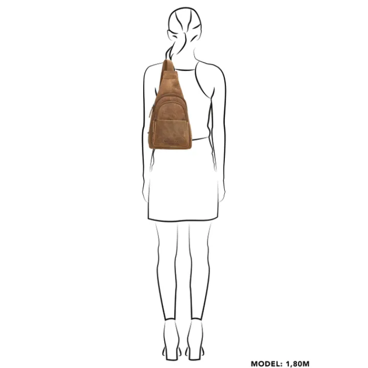Sling Bags|Damestassen>Hide & Stitches Idaho Radiant Schoudertas bruin