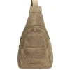 Sling Bags|Damestassen>Hide & Stitches Idaho Radiant Schoudertas donkerzand