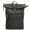 Kleine Rugzakken|Daypack>Hide & Stitches Idaho Rolltop Backpack 15,6" black