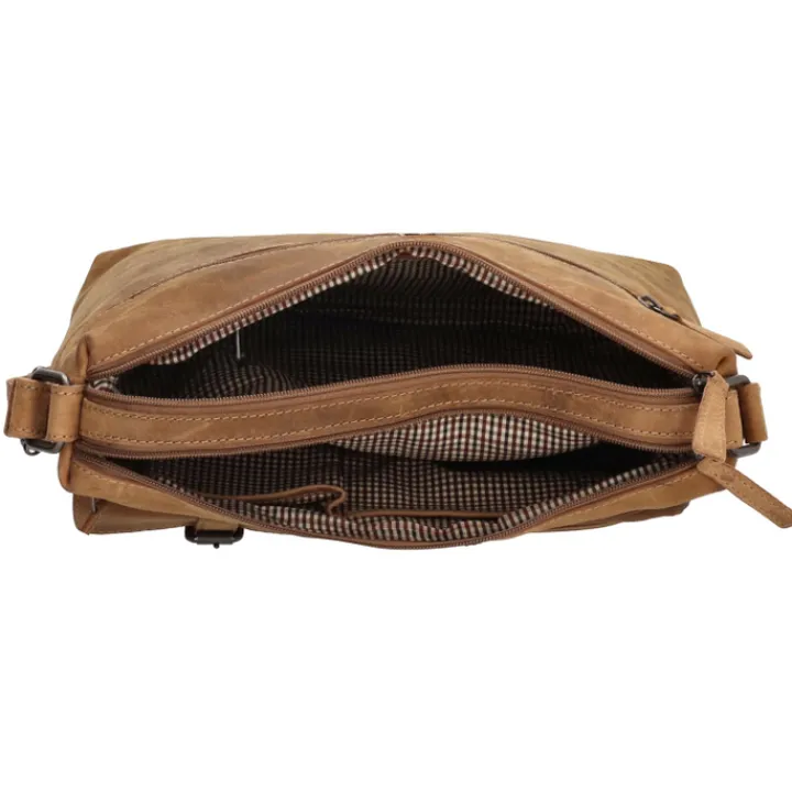 Schoudertassen|Crossbody>Hide & Stitches Idaho Shoulderbag brown
