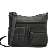 Schoudertassen|Crossbody>Hide & Stitches Idaho Shoulderbag black