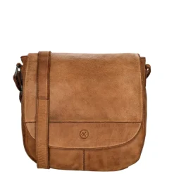 Schoudertassen|Crossbody>Hide & Stitches Idaho Shoulderbag cognac