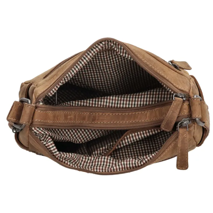 Schoudertassen|Crossbody>Hide & Stitches Idaho Shoulderbag brown
