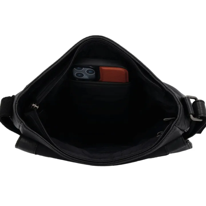 Schoudertassen|Crossbody>Hide & Stitches Idaho Shoulderbag black