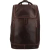 Dames Rugzakken|15.6 Inch Laptoptassen>Hide & Stitches Japura Backpack dark brown