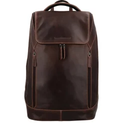 Dames Rugzakken|15.6 Inch Laptoptassen>Hide & Stitches Japura Backpack dark brown