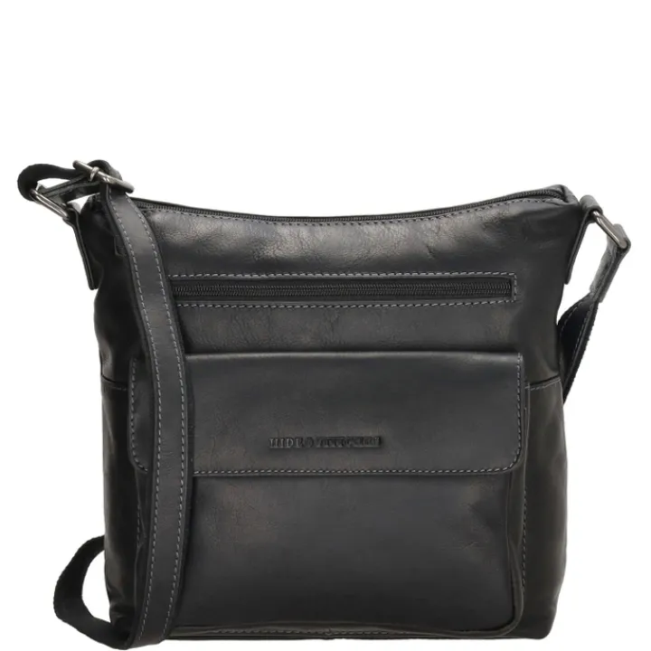 Schoudertassen|Crossbody>Hide & Stitches Japura Shoulderbag Large black