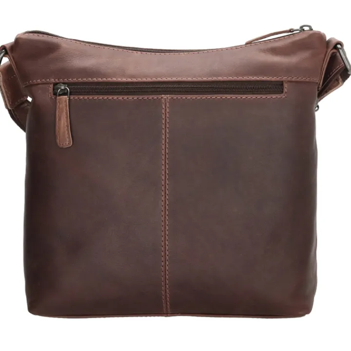 Schoudertassen|Crossbody>Hide & Stitches Japura Shoulderbag Large dark brown