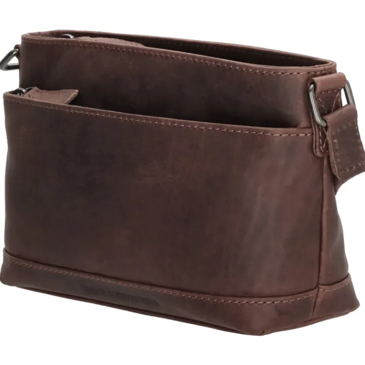 Schoudertassen|Crossbody>Hide & Stitches Japura Shoulderbag dark brown