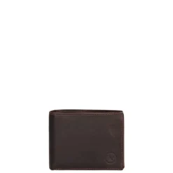 Rfid Portemonnees|Grote Portemonnees>Hide & Stitches Japura Wallet darkbrown