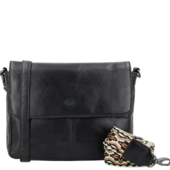 Schoudertassen|Crossbody>Hide & Stitches Next Navajo Shoulderbag black