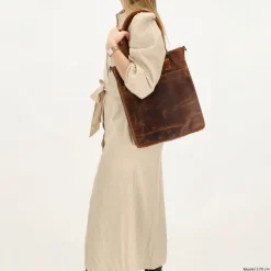 Shoppers|Damestassen>Hide & Stitches Next Navajo Shopper brown