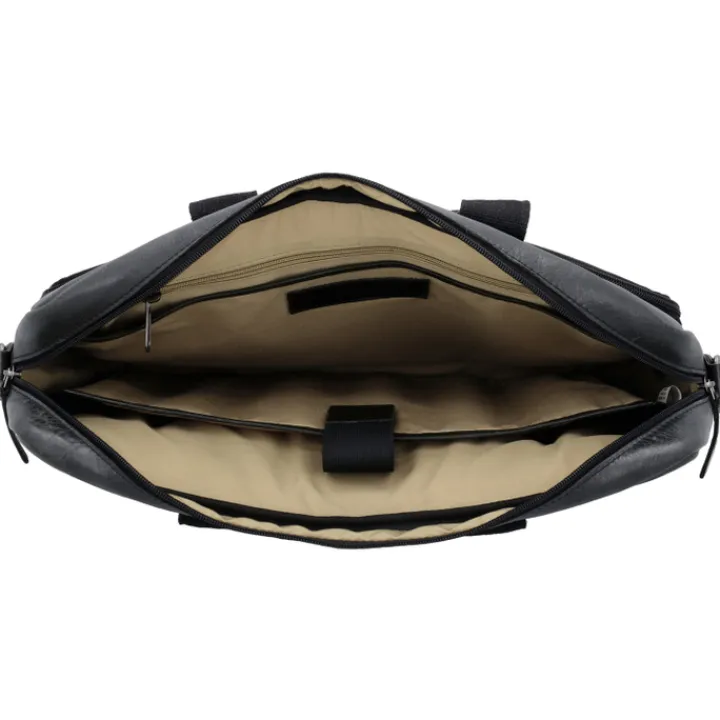 15.6 Inch Laptoptassen|Laptop Schoudertassen>Hide & Stitches Next Navajo Laptopbag black