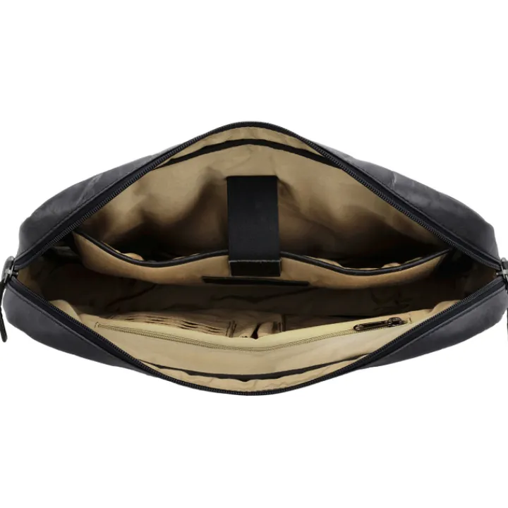Aktetassen|15.6 Inch Laptoptassen>Hide & Stitches Next Navajo Laptopbag black