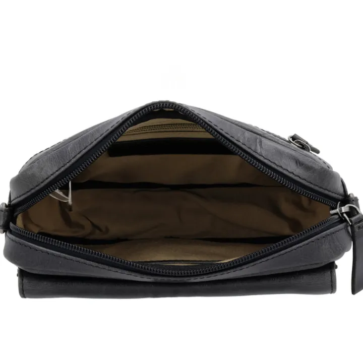 Schoudertassen|Damestassen>Hide & Stitches Next Navajo Shoulderbag 22351 black
